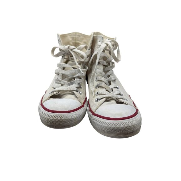 Converse All Star Chuck Taylor women's size 9 shoes white high-top - Picture 2 of 9
